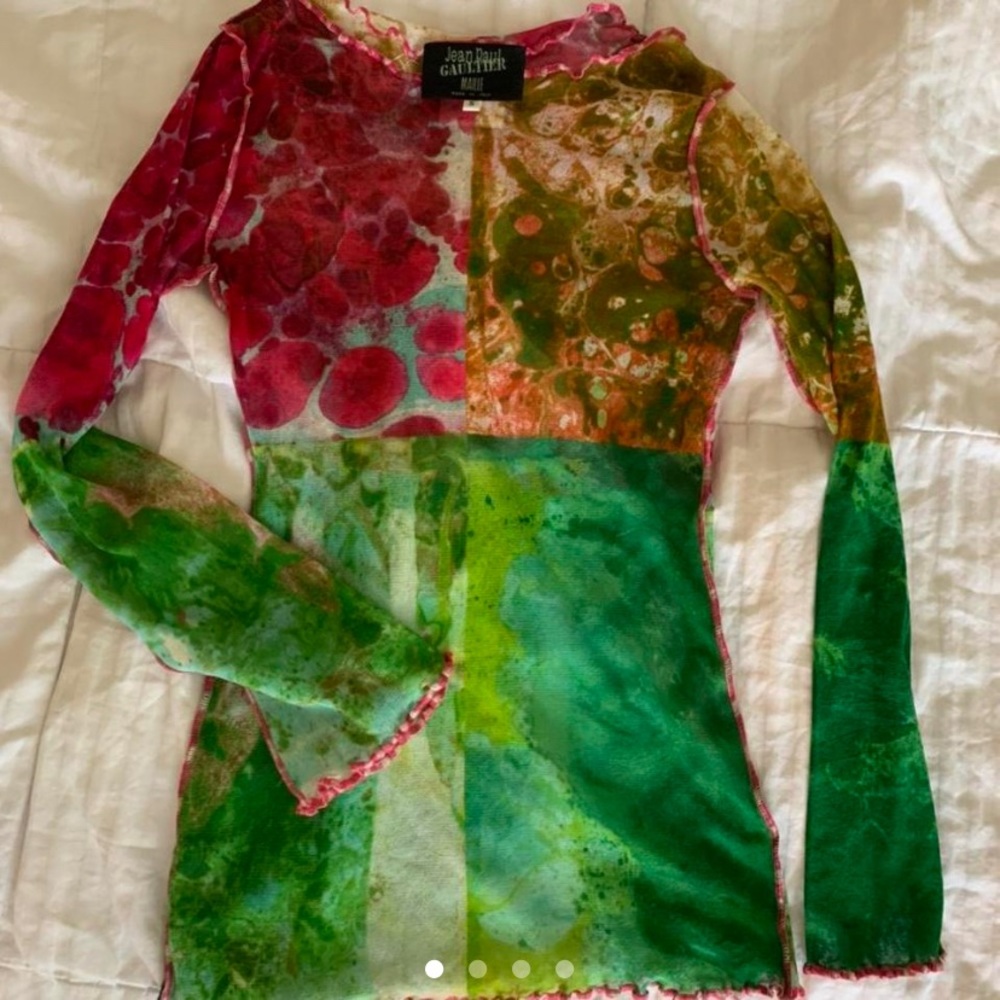 RARE Jean Paul Gaultier mesh top